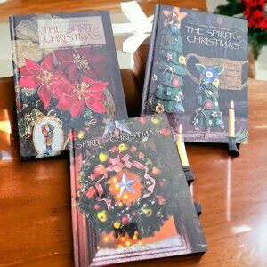 THE SPIRIT OF CHRISTMAS (3 QTY) Creative Holiday Craft Ideas in Hard Cover